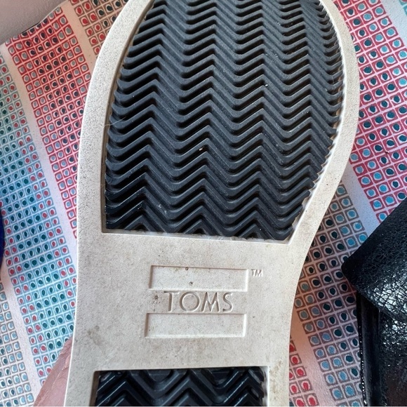TOMS Black Slip On Booties 8 - Picture 8 of 8